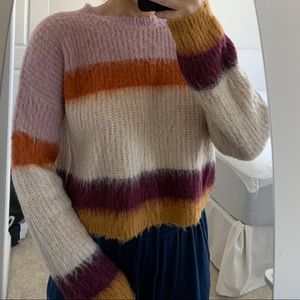 Hippie Rose Color Block Sweater